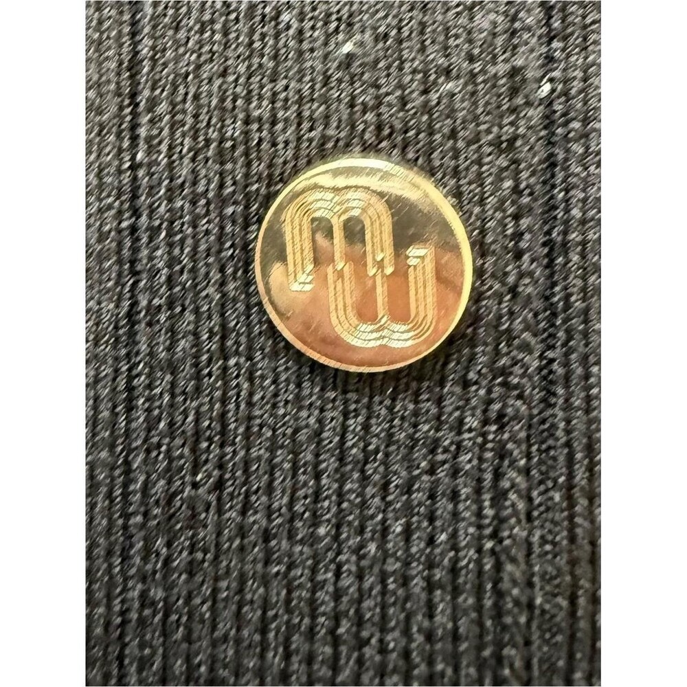 Maje Women's Black and Gold Shirt - Picture 6 of 7